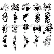 body jewel metallic temporary tattoo sticker